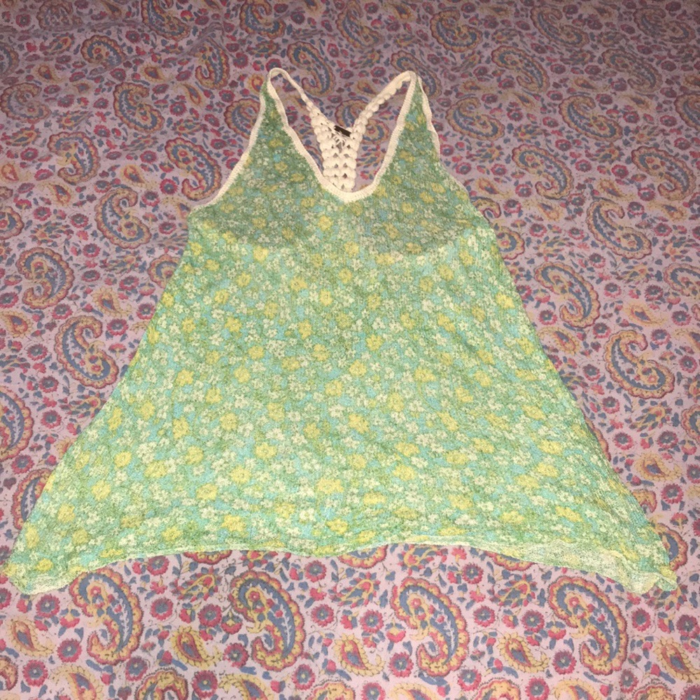 Free People Crochet Knit Tank - S